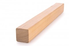 Брусок сухой строганный лиственница 45х45 2м-4м сорт АВ